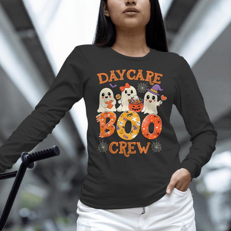 Daycare Boo Crew Halloween Spooky Costume For Teacher Women Long Sleeve T-Shirt, gift for family, gift for coworker