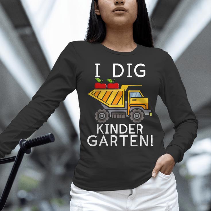 I Dig Kindergarten Student Teacher Construction First Day Women Long Sleeve T-Shirt, gift for family, gift for coworker I Dig Kindergarten Student Teacher Construction First Day Women Long Sleeve T-Shirt, gift for family, gift for coworker