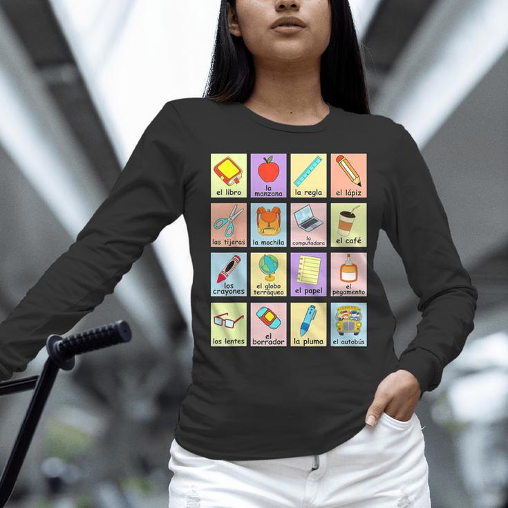 Dual Language Crew Bilingual Spanish Teacher Back To School For Men Women Women Long Sleeve T-Shirt, gift for family, gift for coworker Dual Language Crew Bilingual Spanish Teacher Back To School For Men Women Women Long Sleeve T-Shirt, gift for family, gift for coworker