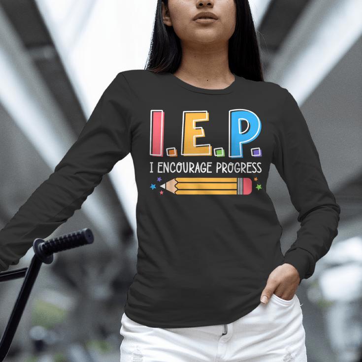 I E P I Encourage Progress Special Education Teacher Women Long Sleeve T-Shirt, gift for family, gift for coworker I E P I Encourage Progress Special Education Teacher Women Long Sleeve T-Shirt, gift for family, gift for coworker