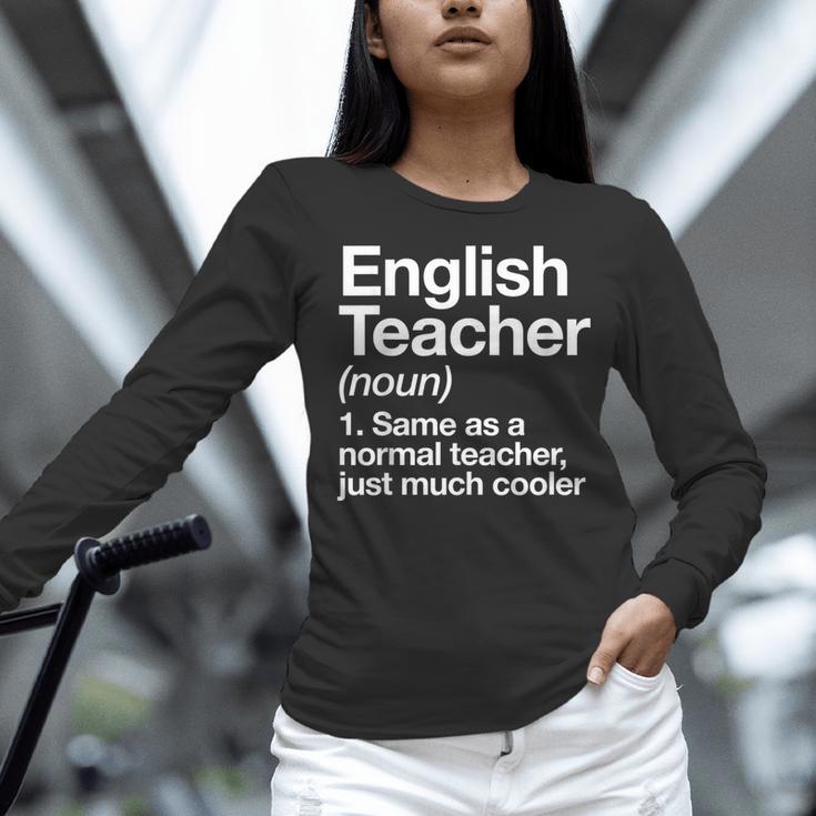 English Teacher Definition Back To School First Day Women Long Sleeve T-Shirt, English Teacher Shirts, gift for family, gift for coworker English Teacher Definition Back To School First Day Women Long Sleeve T-Shirt, English Teacher Shirts, gift for family, gift for coworker