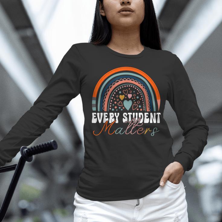 Every Student Matters Paraprofessional Support Teacher Women Long Sleeve T-Shirt, gift for family, gift for coworker Every Student Matters Paraprofessional Support Teacher Women Long Sleeve T-Shirt, gift for family, gift for coworker