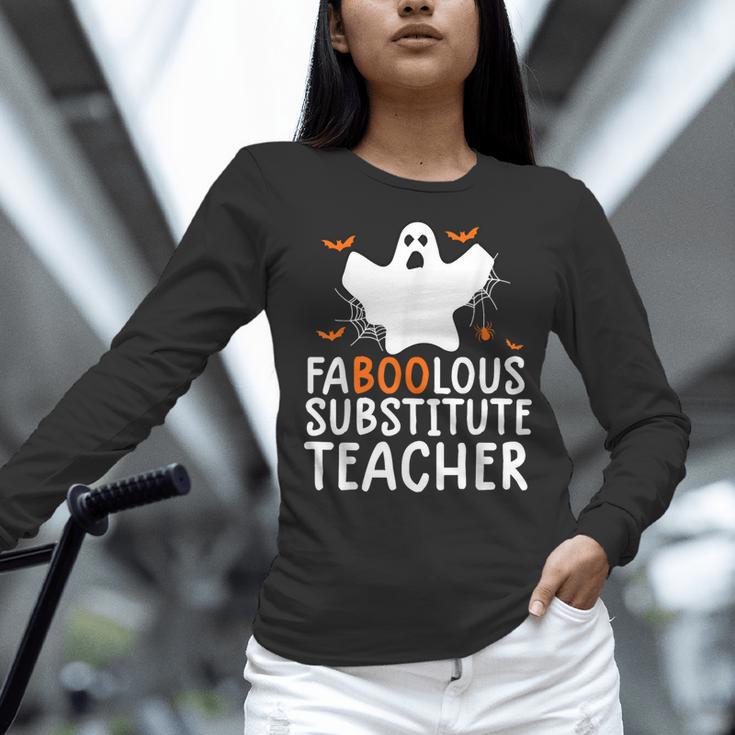 Faboolous Substitute Teacher Halloween Costume Women Long Sleeve T-Shirt, gift for family, gift for coworker
