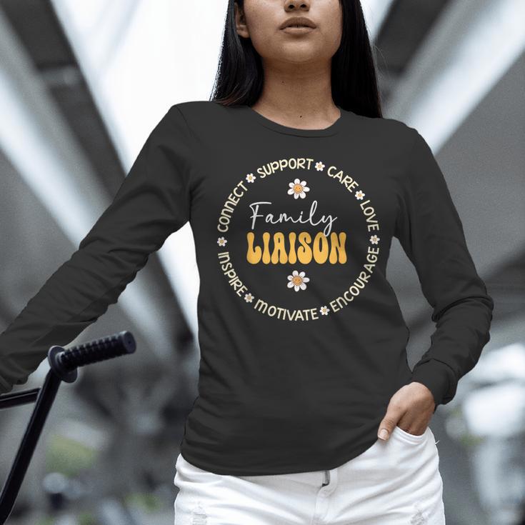 Family Liaison Back To School Teacher Appreciation Week Women Long Sleeve T-Shirt, gift for family, gift for coworker Family Liaison Back To School Teacher Appreciation Week Women Long Sleeve T-Shirt, gift for family, gift for coworker