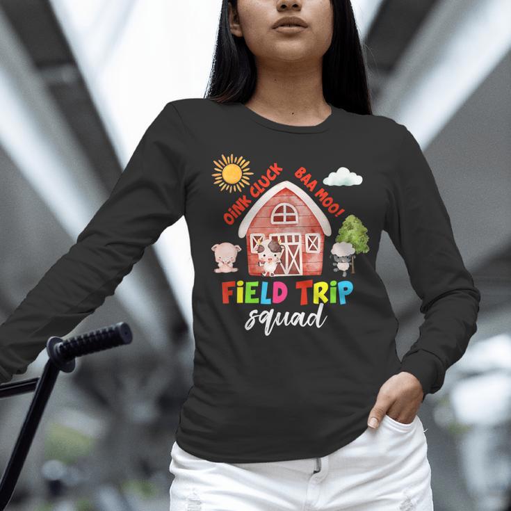 Farm Field Trip Squad Field Day 2025 Teachers Students Women Long Sleeve T-Shirt, gift for family, gift for coworker Farm Field Trip Squad Field Day 2025 Teachers Students Women Long Sleeve T-Shirt, gift for family, gift for coworker