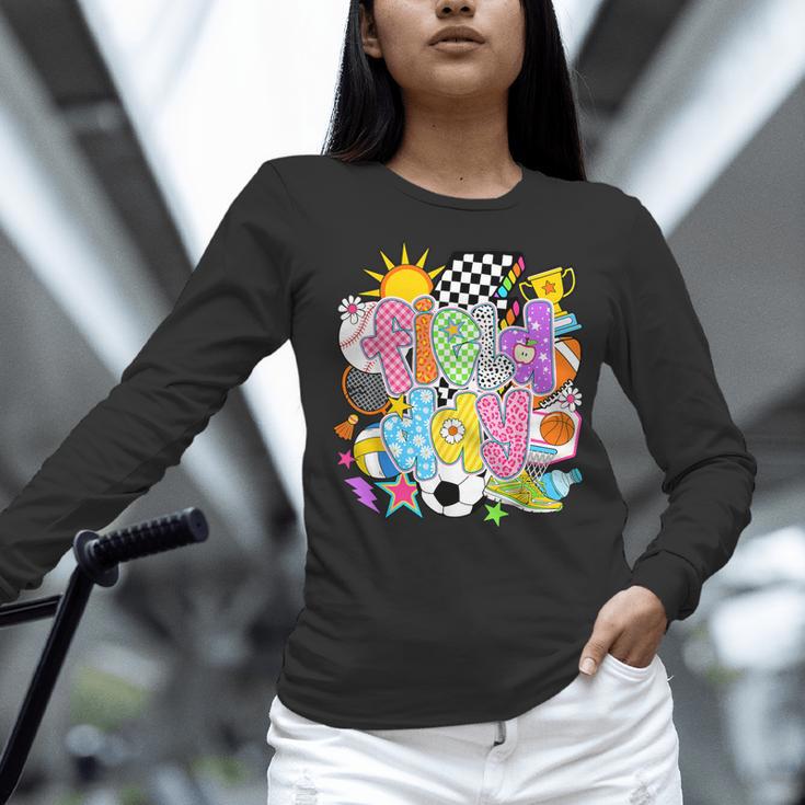 Field Day Fun Day Let The Games Begin Field Trip Teacher Kid Women Long Sleeve T-Shirt, gift for family, gift for coworker Field Day Fun Day Let The Games Begin Field Trip Teacher Kid Women Long Sleeve T-Shirt, gift for family, gift for coworker