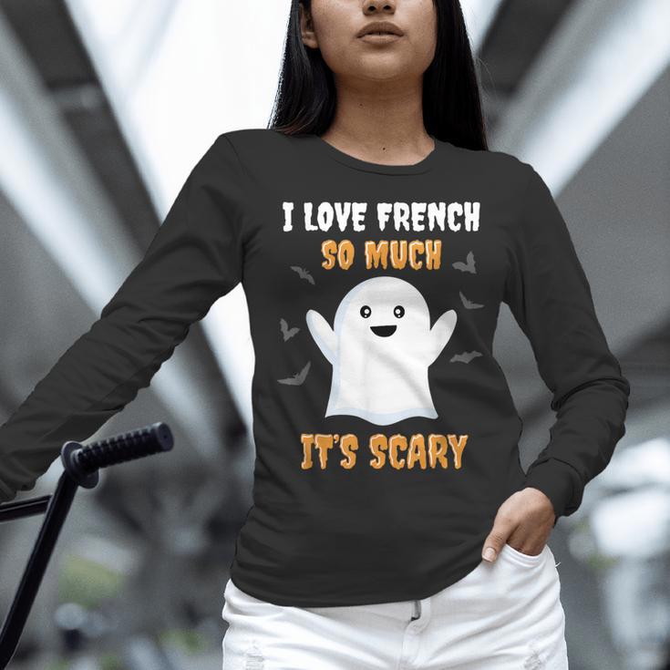 French Teacher Halloween French Class School Women Long Sleeve T-Shirt, gift for family, gift for coworker