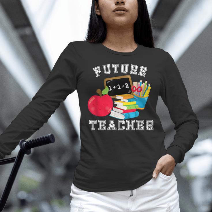 Future Teacher Costume For Adults And Kids T-Shirt Women Long Sleeve T-Shirt, Future Teacher Shirts, gift for family, gift for coworker Future Teacher Costume For Adults And Kids T-Shirt Women Long Sleeve T-Shirt, Future Teacher Shirts, gift for family, gift for coworker