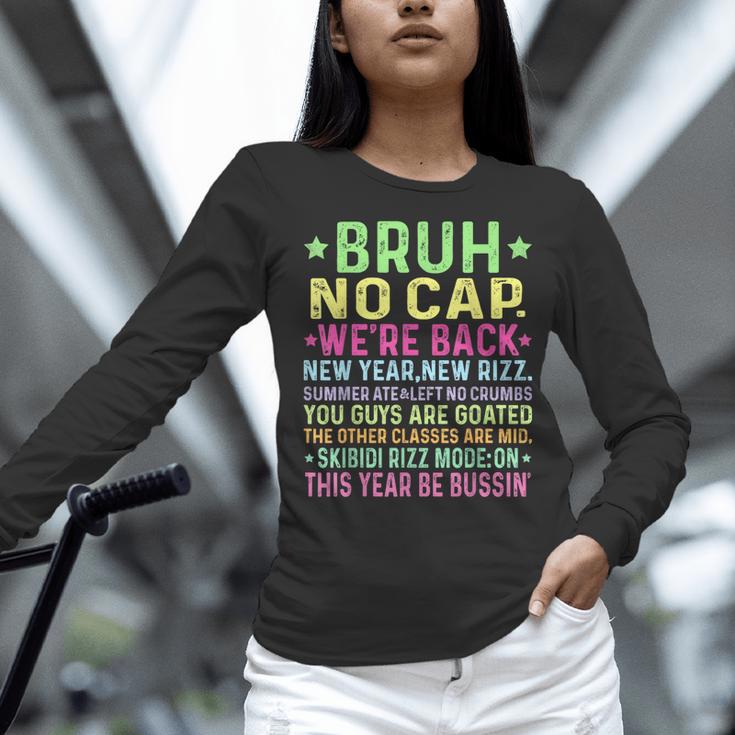 Gen A Slang Teachers Happy 1st Day Of School 2025 Students Women Long Sleeve T-Shirt, gift for family, gift for coworker