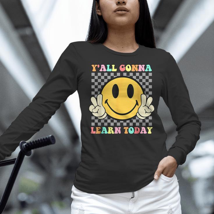 You All Gonna Learn Today Shirt Retro Groovy Teacher Life Women Long Sleeve T-Shirt, Groovy Teacher Shirts, gift for family, gift for coworker You All Gonna Learn Today Shirt Retro Groovy Teacher Life Women Long Sleeve T-Shirt, Groovy Teacher Shirts, gift for family, gift for coworker