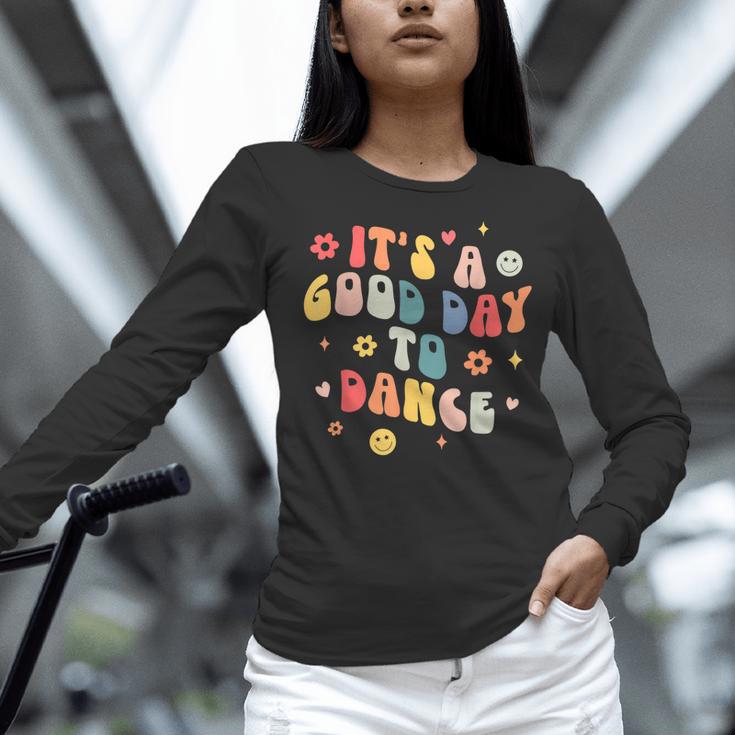 Groovy Its A Good Day To Dance Dance Teacher Women Long Sleeve T-Shirt, Groovy Teacher Shirts, gift for family, gift for coworker Groovy Its A Good Day To Dance Dance Teacher Women Long Sleeve T-Shirt, Groovy Teacher Shirts, gift for family, gift for coworker