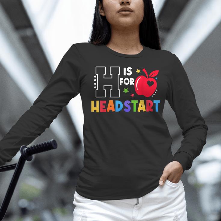 H Is For Head Start Teacher First Day Of School Tee Women Long Sleeve T-Shirt, gift for family, gift for coworker H Is For Head Start Teacher First Day Of School Tee Women Long Sleeve T-Shirt, gift for family, gift for coworker