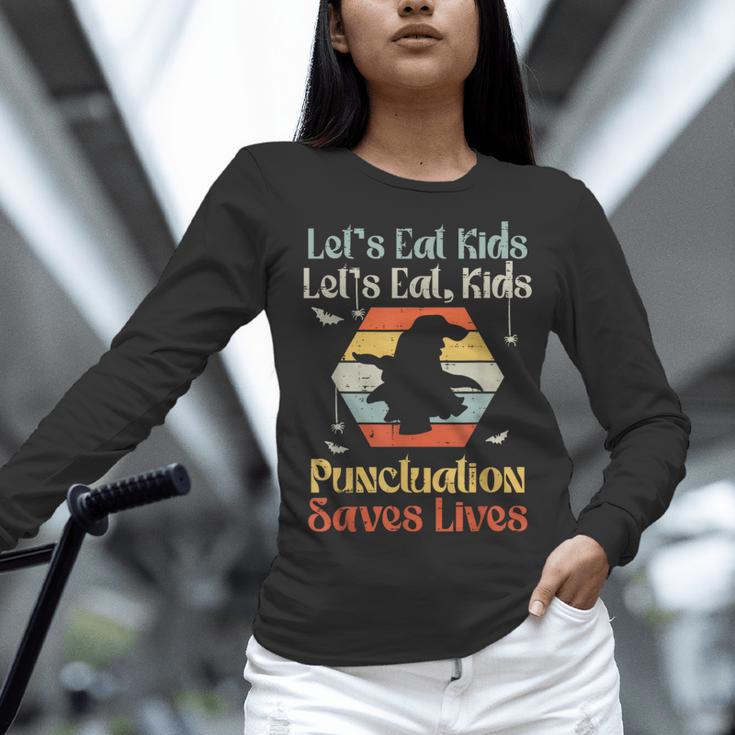 Halloween Lets Eat Kids English Teacher Costume Women Women Long Sleeve T-Shirt, English Teacher Shirts, gift for family, gift for coworker Halloween Lets Eat Kids English Teacher Costume Women Women Long Sleeve T-Shirt, English Teacher Shirts, gift for family, gift for coworker