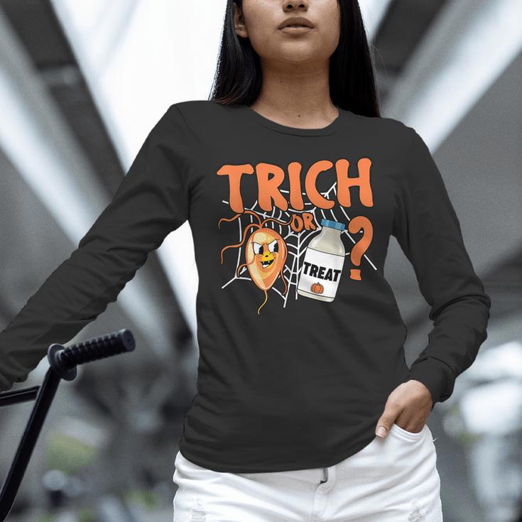 Halloween Medical Lab Science Microbiology Scientist Teacher Men Women Women Long Sleeve T-Shirt, Science Teacher Shirts, gift for family, gift for coworker