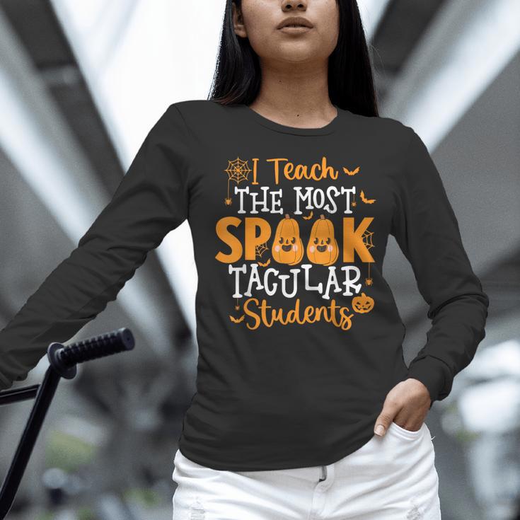 Halloween Teacher I Teach The Most Spooktacular Students Men Women Women Long Sleeve T-Shirt, gift for family, gift for coworker Halloween Teacher I Teach The Most Spooktacular Students Men Women Women Long Sleeve T-Shirt, gift for family, gift for coworker