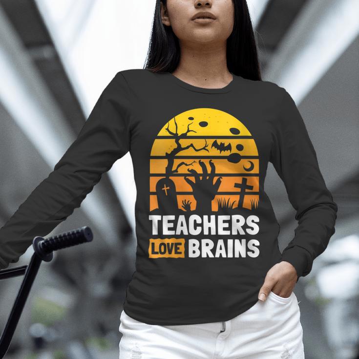 Halloween Teachers Science Math Teachers Love Brains Women Long Sleeve T-Shirt, Science Teacher Shirts, gift for family, gift for coworker Halloween Teachers Science Math Teachers Love Brains Women Long Sleeve T-Shirt, Science Teacher Shirts, gift for family, gift for coworker
