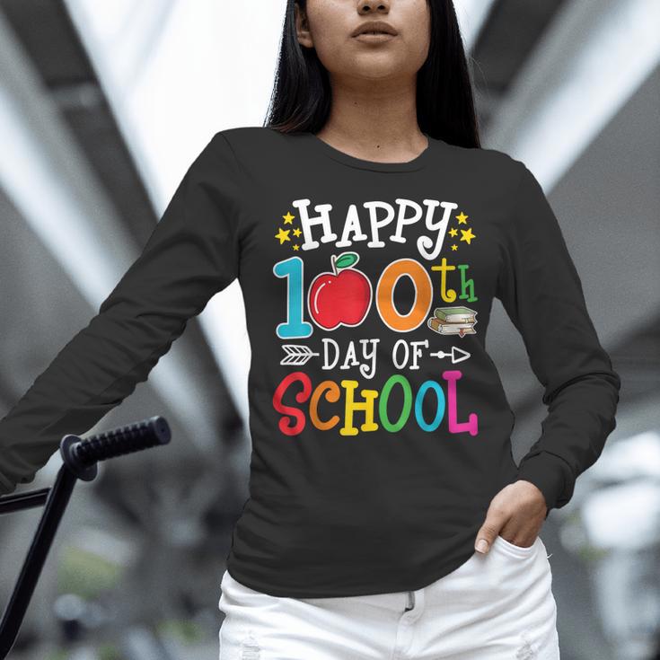Happy 100th Day Of School Teachers 100 Days Of School Kids Women Long Sleeve T-Shirt, gift for family, gift for coworker Happy 100th Day Of School Teachers 100 Days Of School Kids Women Long Sleeve T-Shirt, gift for family, gift for coworker