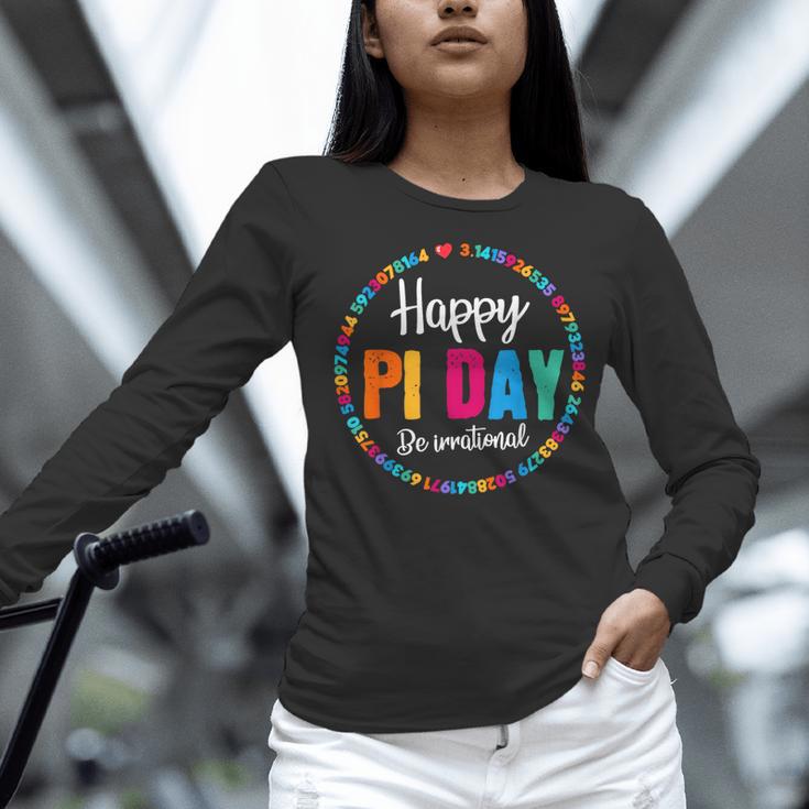 Happy Pi Day Pie Math Coach Teacher Pi Day Lover Nerdy Women Long Sleeve T-Shirt, gift for family, gift for coworker