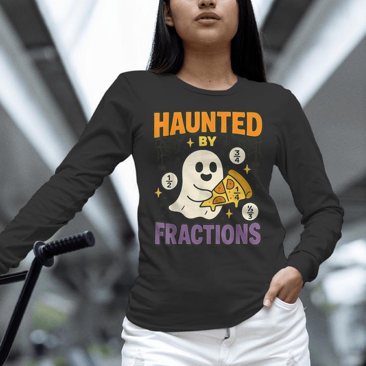Haunted By Fractions Math Halloween Teacher Women Long Sleeve T-Shirt, gift for family, gift for coworker Haunted By Fractions Math Halloween Teacher Women Long Sleeve T-Shirt, gift for family, gift for coworker
