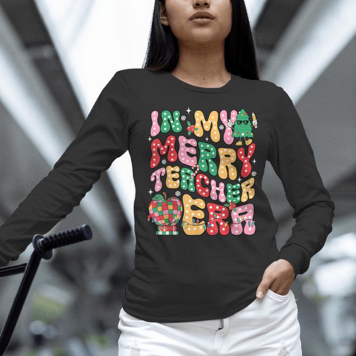 In My Holly Xmas Jolly Teacher Era Teacher Vibes Christmas Women Long Sleeve T-Shirt, gift for family, gift for coworker In My Holly Xmas Jolly Teacher Era Teacher Vibes Christmas Women Long Sleeve T-Shirt, gift for family, gift for coworker