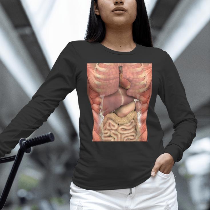 Human Muscles Organs Scary Anatomy Teacher Halloween Costume Women Long Sleeve T-Shirt, gift for family, gift for coworker Human Muscles Organs Scary Anatomy Teacher Halloween Costume Women Long Sleeve T-Shirt, gift for family, gift for coworker