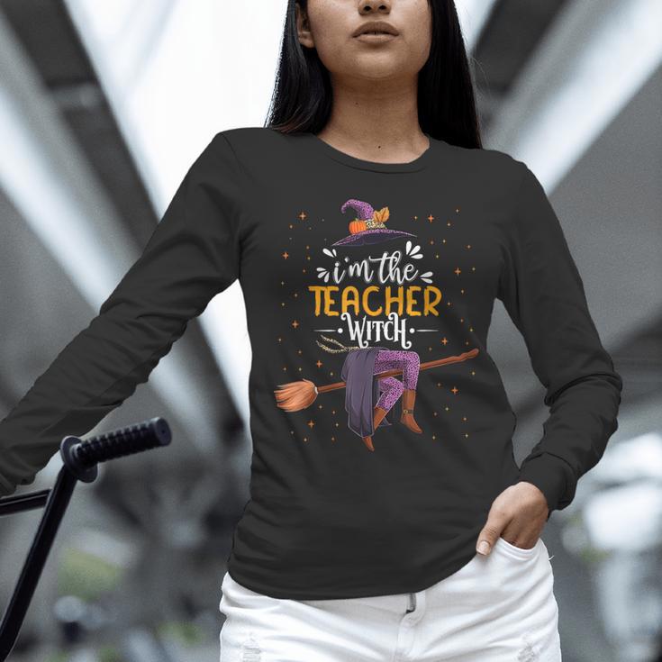 Im The Teacher Witch Halloween Matching Group Costume Women Long Sleeve T-Shirt, gift for family, gift for coworker