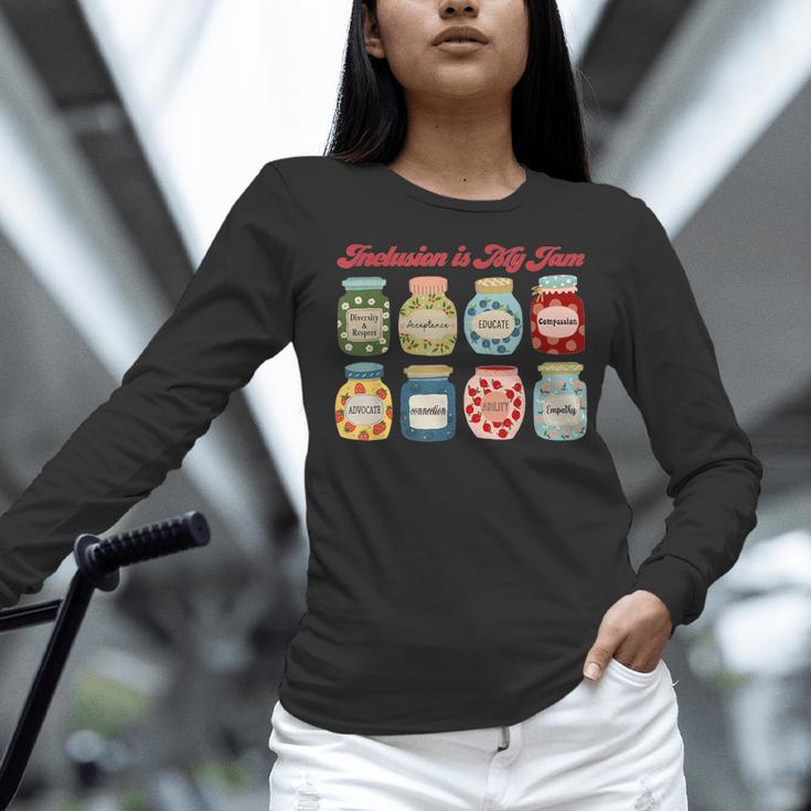 Inclusion Is My Jam Special Education Teacher Autism Women Long Sleeve T-Shirt, gift for family, gift for coworker Inclusion Is My Jam Special Education Teacher Autism Women Long Sleeve T-Shirt, gift for family, gift for coworker