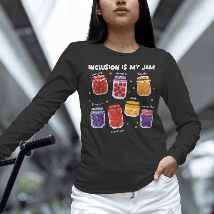 Inclusion Is My Jam Special Education Teacher Para Autism Women Long Sleeve T-Shirt, gift for family, gift for coworker Inclusion Is My Jam Special Education Teacher Para Autism Women Long Sleeve T-Shirt, gift for family, gift for coworker