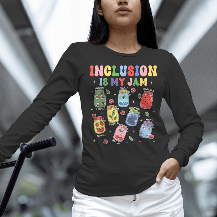 Inclusion Is My Jam SPED Teacher Special Education Life Women Long Sleeve T-Shirt, gift for family, gift for coworker Inclusion Is My Jam SPED Teacher Special Education Life Women Long Sleeve T-Shirt, gift for family, gift for coworker