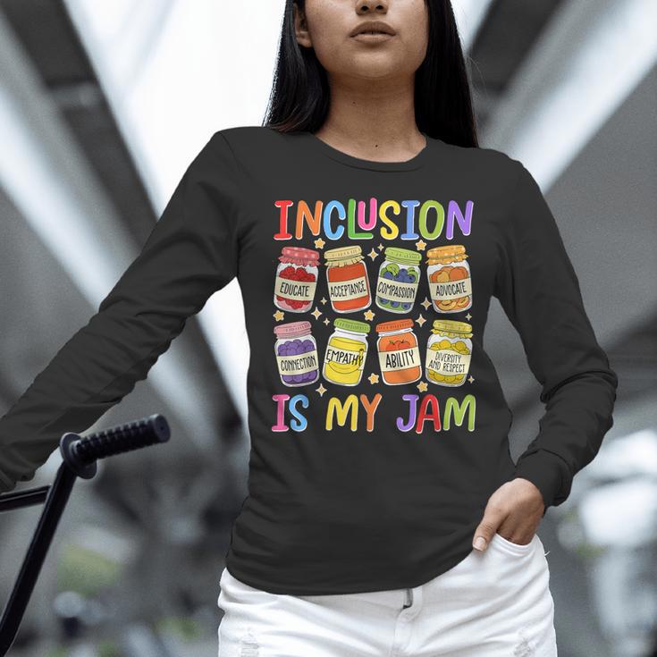 Inclusion Is My Jam SPED Teacher Special Education Teacher Women Long Sleeve T-Shirt, gift for family, gift for coworker Inclusion Is My Jam SPED Teacher Special Education Teacher Women Long Sleeve T-Shirt, gift for family, gift for coworker