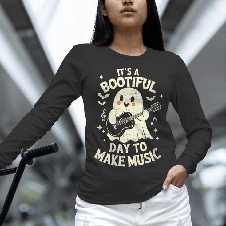 It's A Bootiful Day To Make Music Halloween Music Teacher Women Long Sleeve T-Shirt, gift for family, gift for coworker It's A Bootiful Day To Make Music Halloween Music Teacher Women Long Sleeve T-Shirt, gift for family, gift for coworker