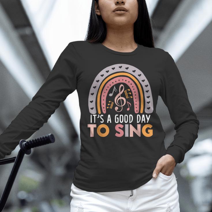 It's A Good Day To Sing Back To School Music Teacher Women Long Sleeve T-Shirt, gift for family, gift for coworker It's A Good Day To Sing Back To School Music Teacher Women Long Sleeve T-Shirt, gift for family, gift for coworker