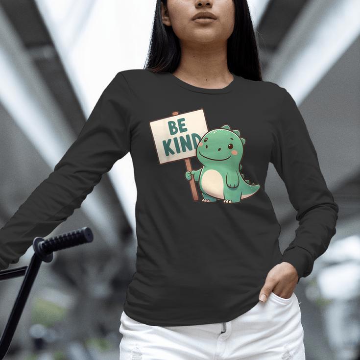 Be Kind Teacher Anti-Bullying Dino Kindness Women Men Boys Women Long Sleeve T-Shirt, gift for family, gift for coworker Be Kind Teacher Anti-Bullying Dino Kindness Women Men Boys Women Long Sleeve T-Shirt, gift for family, gift for coworker