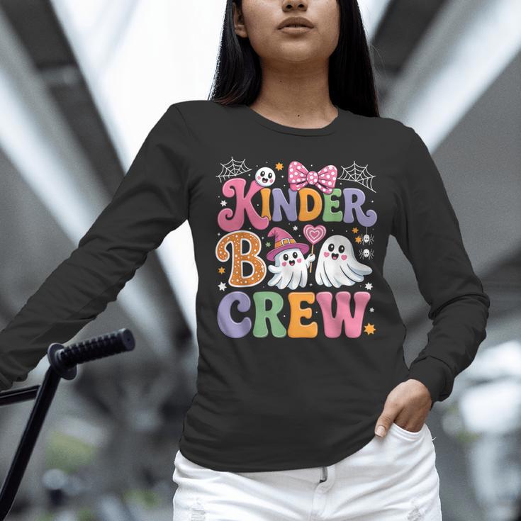 Kinder Boo Crew Kindergarten Teacher Student Halloween Women Long Sleeve T-Shirt, gift for family, gift for coworker Kinder Boo Crew Kindergarten Teacher Student Halloween Women Long Sleeve T-Shirt, gift for family, gift for coworker