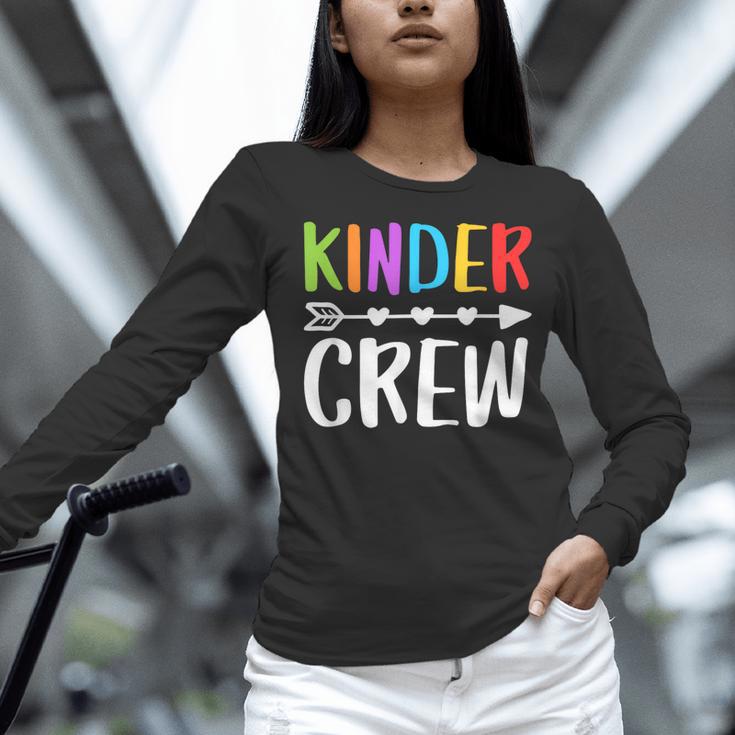 Kinder Crew Shirt Kindergarten Boy Girl Student Teacher Women Long Sleeve T-Shirt, gift for family, gift for coworker Kinder Crew Shirt Kindergarten Boy Girl Student Teacher Women Long Sleeve T-Shirt, gift for family, gift for coworker