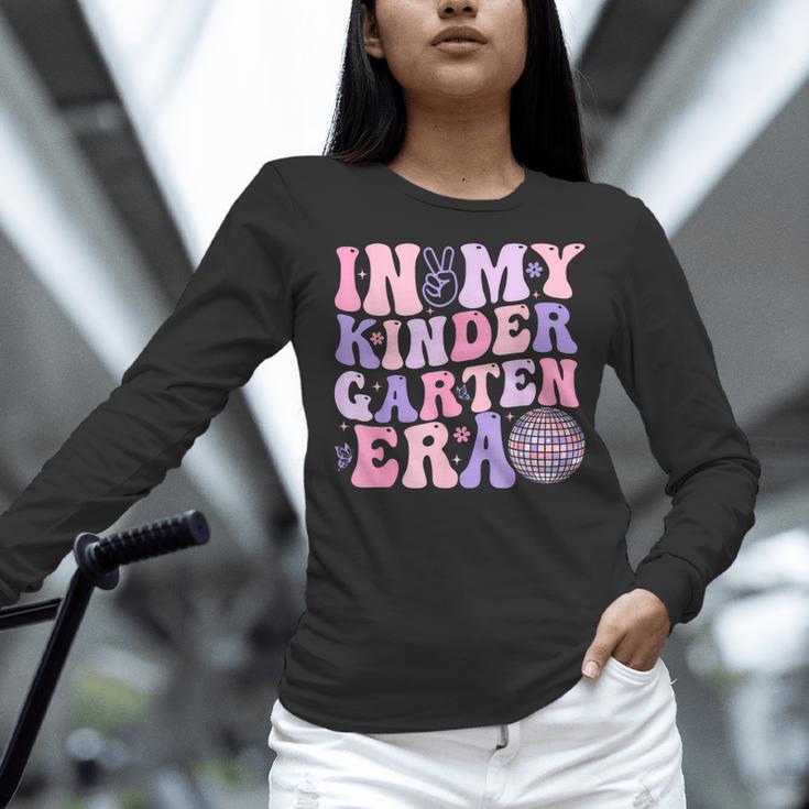 In My Kindergarten Era Teacher Kids Back To School Kinder Women Long Sleeve T-Shirt, gift for family, gift for coworker In My Kindergarten Era Teacher Kids Back To School Kinder Women Long Sleeve T-Shirt, gift for family, gift for coworker