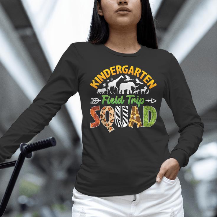 Kindergarten Zoo Field Trip Squad Matching Teacher Students Women Long Sleeve T-Shirt, gift for family, gift for coworker Kindergarten Zoo Field Trip Squad Matching Teacher Students Women Long Sleeve T-Shirt, gift for family, gift for coworker
