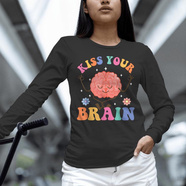 Kiss Your Brain Sped Teacher Appreciation Back To School Kid Women Long Sleeve T-Shirt, gift for family, gift for coworker Kiss Your Brain Sped Teacher Appreciation Back To School Kid Women Long Sleeve T-Shirt, gift for family, gift for coworker