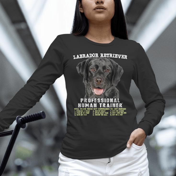 Labrador Retriever Lab Professional Human Trainer Women Long Sleeve T-Shirt, gift for family, gift for coworker