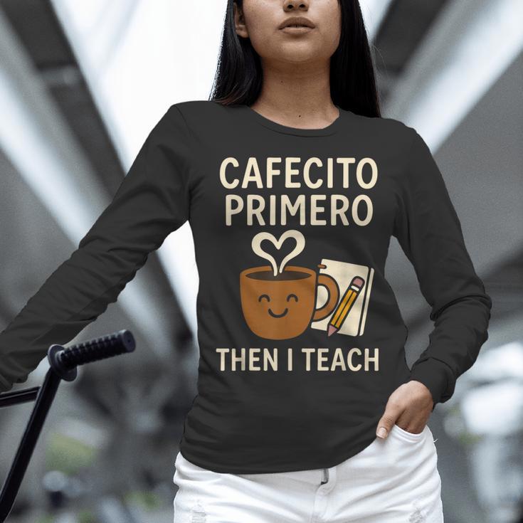 Latina Teacher Bilingual Educator Spanish Heritage Empower Women Long Sleeve T-Shirt, gift for family, gift for coworker Latina Teacher Bilingual Educator Spanish Heritage Empower Women Long Sleeve T-Shirt, gift for family, gift for coworker