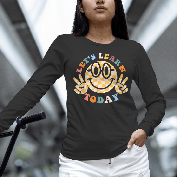 Let's Learn Today First Day Of School For Teacher Student Women Long Sleeve T-Shirt, gift for family, gift for coworker