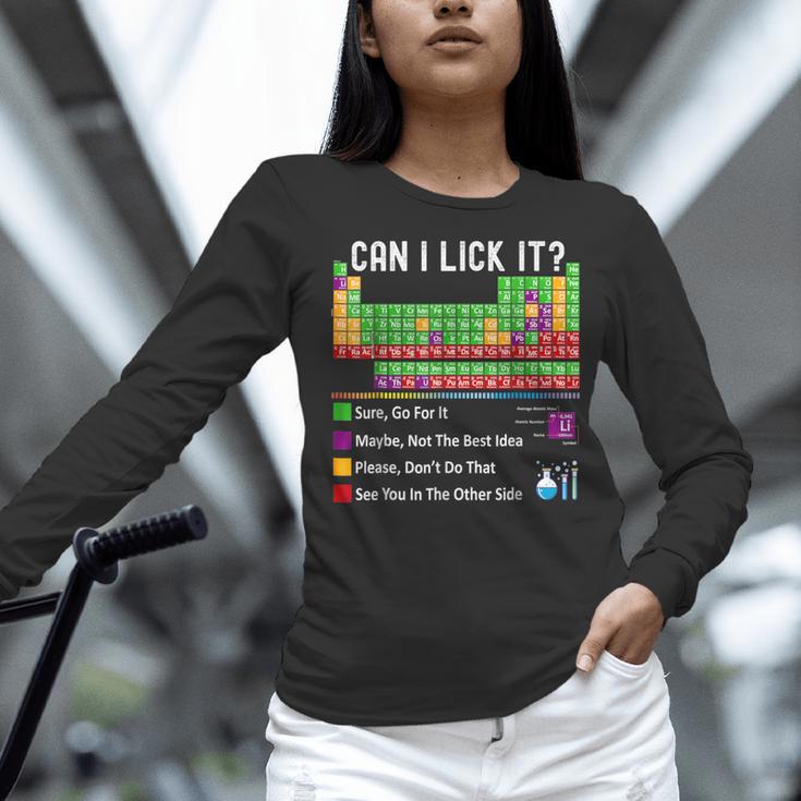 Can I Lick It Periodic Table Chart Science Teacher Cool Meme Women Long Sleeve T-Shirt, Science Teacher Shirts, gift for family, gift for coworker Can I Lick It Periodic Table Chart Science Teacher Cool Meme Women Long Sleeve T-Shirt, Science Teacher Shirts, gift for family, gift for coworker