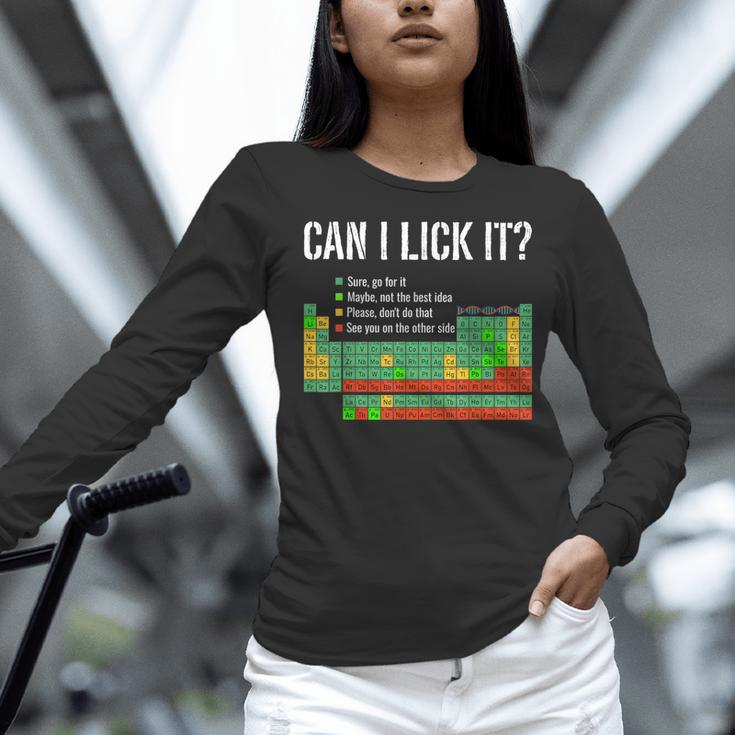 Can I Lick It Periodic Table Science Teacher Student Women Long Sleeve T-Shirt, Science Teacher Shirts, gift for family, gift for coworker Can I Lick It Periodic Table Science Teacher Student Women Long Sleeve T-Shirt, Science Teacher Shirts, gift for family, gift for coworker
