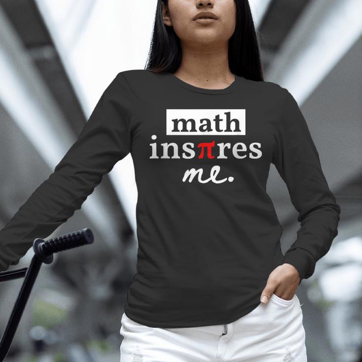 Math Inspires Me Spelled With Pi Day Teacher Women Long Sleeve T-Shirt, gift for family, gift for coworker Math Inspires Me Spelled With Pi Day Teacher Women Long Sleeve T-Shirt, gift for family, gift for coworker