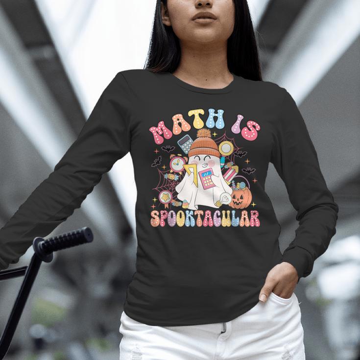 Math Is Spooktacular Math Teacher Spooky Halloween Women Long Sleeve T-Shirt, gift for family, gift for coworker Math Is Spooktacular Math Teacher Spooky Halloween Women Long Sleeve T-Shirt, gift for family, gift for coworker