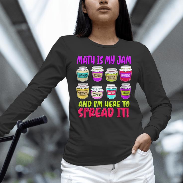 Math Teacher My Jam Here To Spread Mathematics Humor Women Long Sleeve T-Shirt, gift for family, gift for coworker Math Teacher My Jam Here To Spread Mathematics Humor Women Long Sleeve T-Shirt, gift for family, gift for coworker