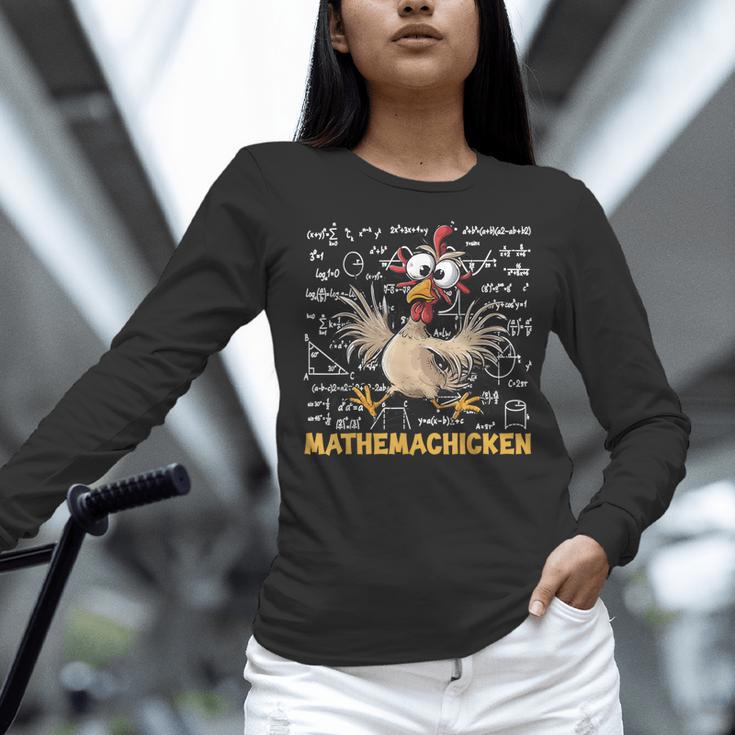 Mathemachicken Chicken Math Teacher Back To School Women Long Sleeve T-Shirt, gift for family, gift for coworker Mathemachicken Chicken Math Teacher Back To School Women Long Sleeve T-Shirt, gift for family, gift for coworker