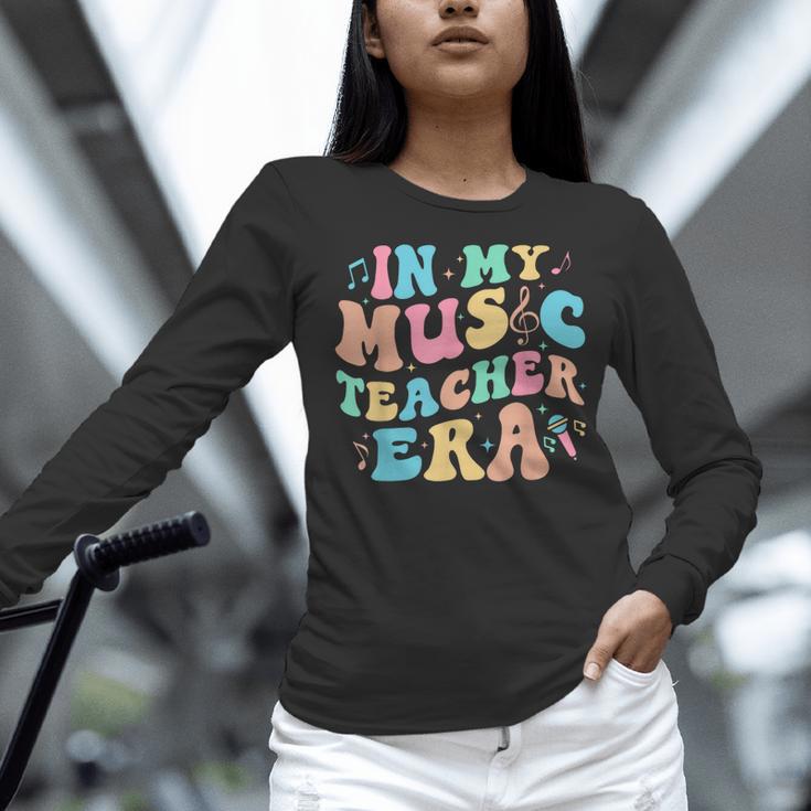 In My Music Teacher Era Back To School Squad Music Teacher Women Long Sleeve T-Shirt, gift for family, gift for coworker