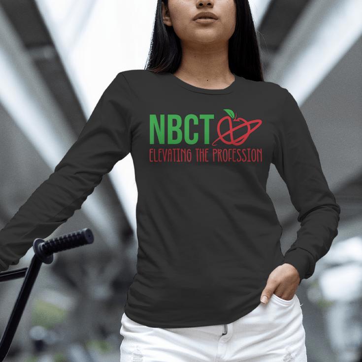 National Board Certified Teacher Minimalist Apple T-Shirt For Men Women Women Long Sleeve T-Shirt, gift for family, gift for coworker
