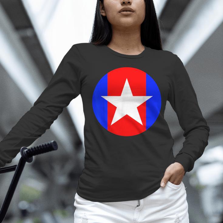 Nerdy Captain Sweatpants Retro Comic Book Fan Teacher Women Long Sleeve T-Shirt, gift for family, gift for coworker